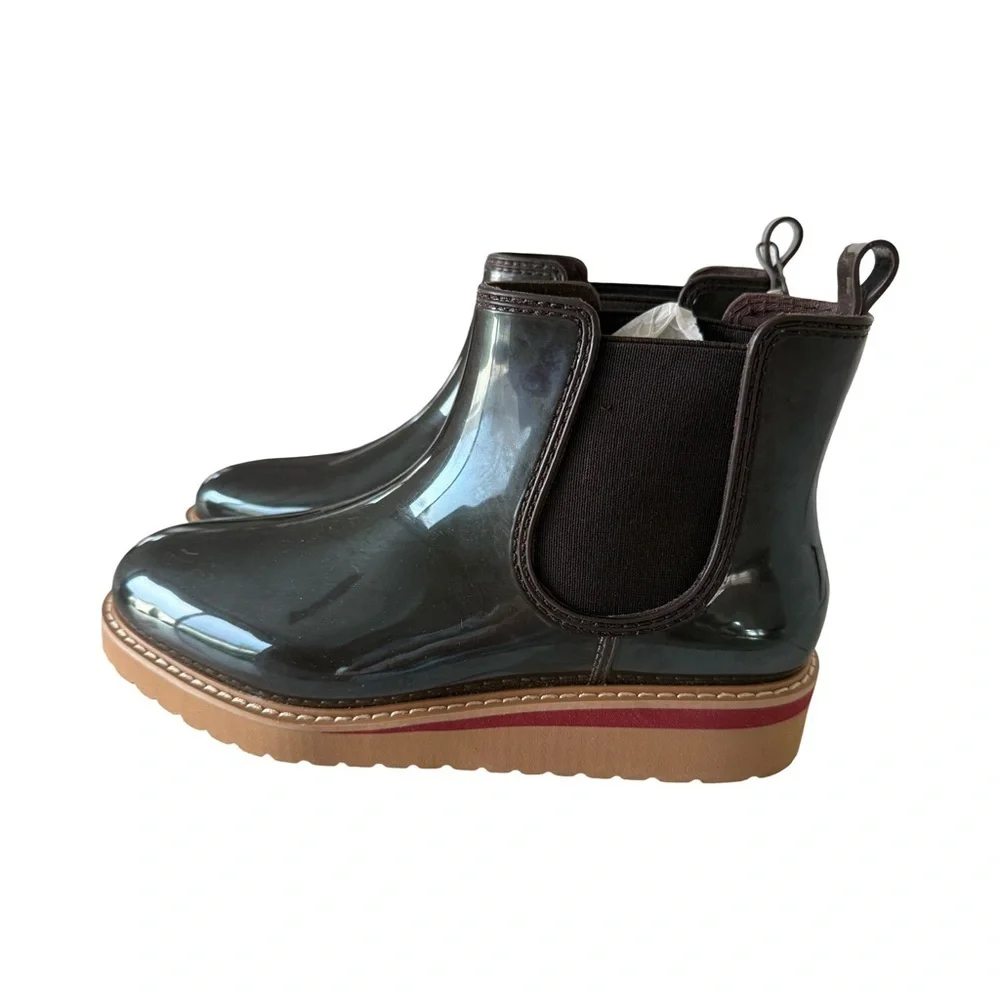 Cougar Kensington Chelsea Brown Waterproof Rain Boot NWT Size 9